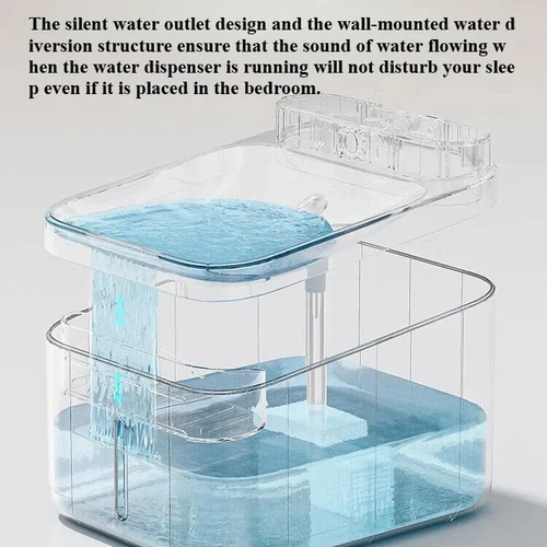 XIAOMI Smart Pet Water Fountain 2 Auto Electric Dogs Cats Drink Dispenser Filter - Picture 7 of 18
