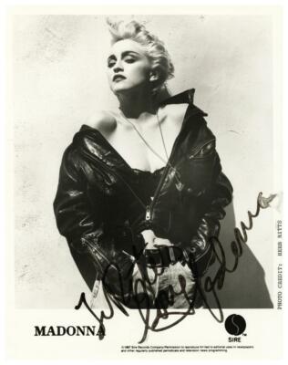 Madonna - LARGE POSTER - 1987 Signed B&W AMAZING Wall Art Print | eBay