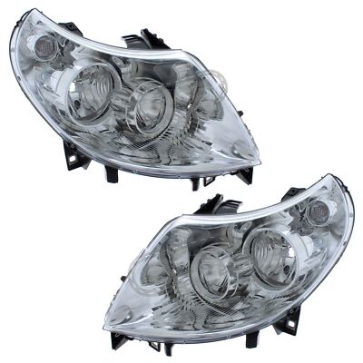 Fits Fiat Ducato Van 2006-2011 Headlights Headlamps 14 Hole Yellow Plug 1 Pair