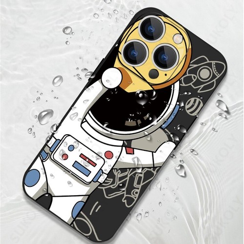 Astronaut Strap TPU Case For iPhone 16 15 Pro Max 14 13 12 11 Shockproof Cover - Picture 13 of 24