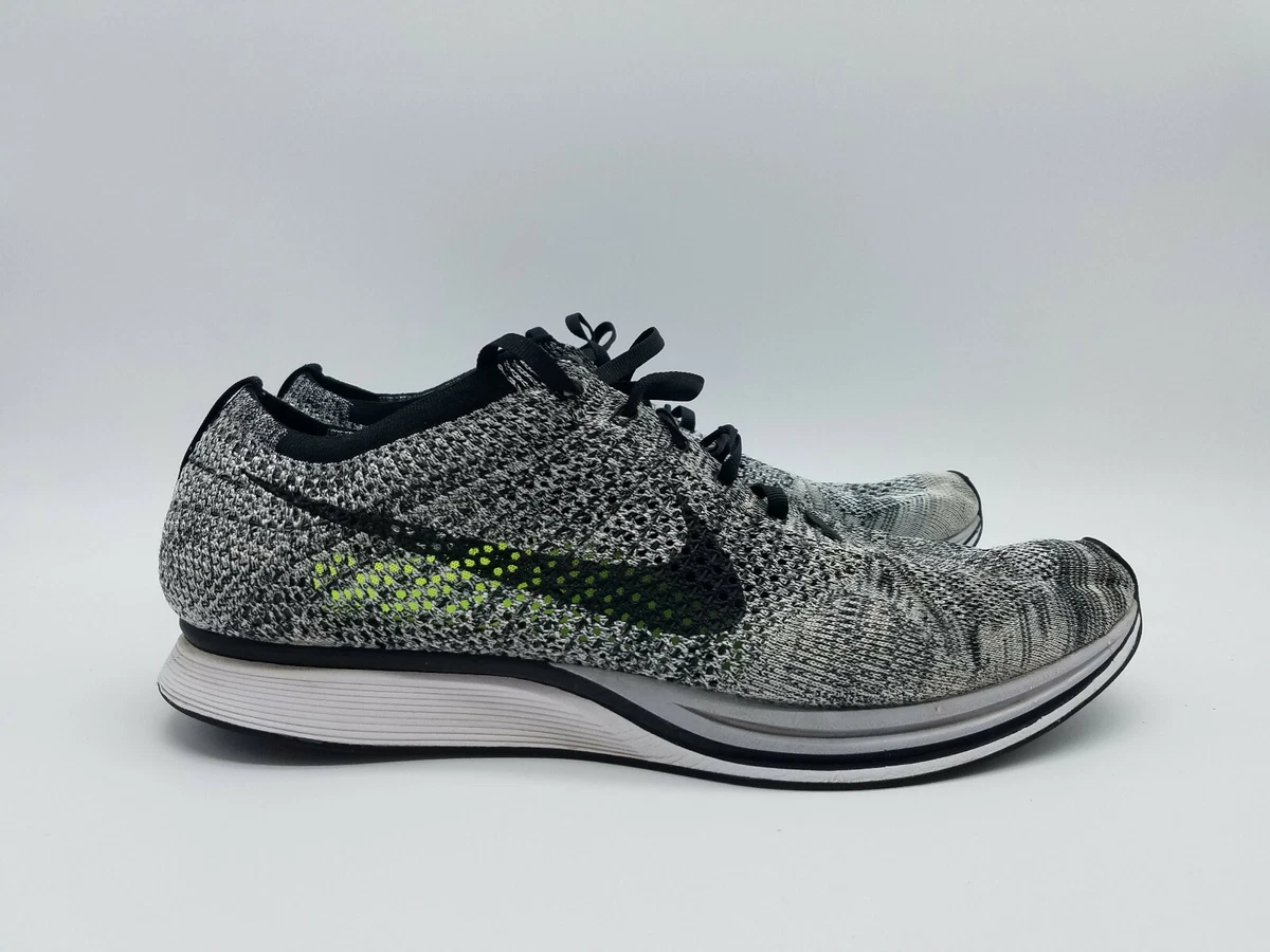 mistet hjerte strejke meget fint Nike Flyknit Racer Men&#039;s Running Shoes Size 14 Oreo 526628-101 | eBay