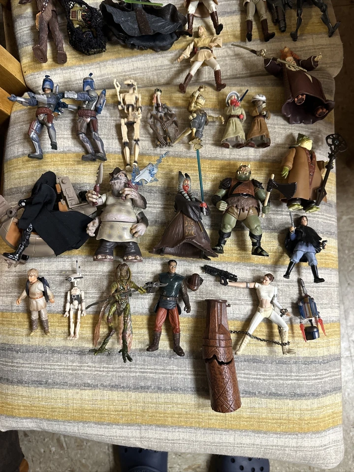 50 Figuras Star Wars LFL 3.5" seminuevas finales de 1990 principios de 2000 SOLO EXHIBIDAS Foto 3 de 4