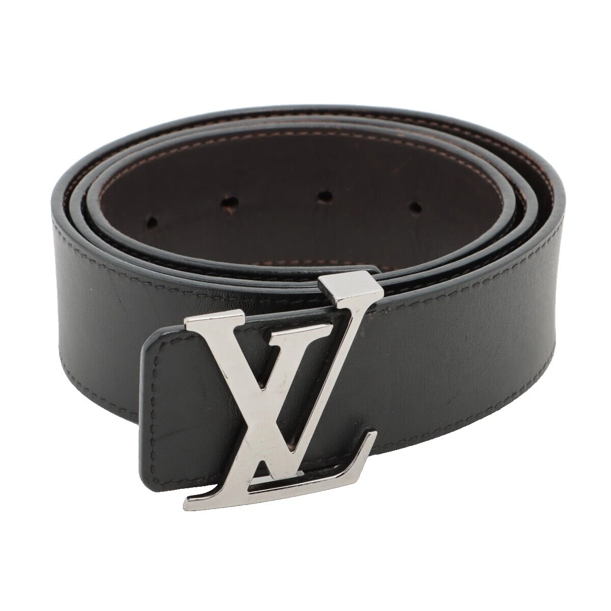 Cintos De Couro Louis Vuitton Preto para Homens