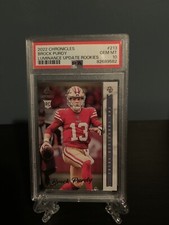 2022 CHRONICLES #213 BROCK PURDY GEM MT LUMINANCE UPDATE ROOKIES Psa 10