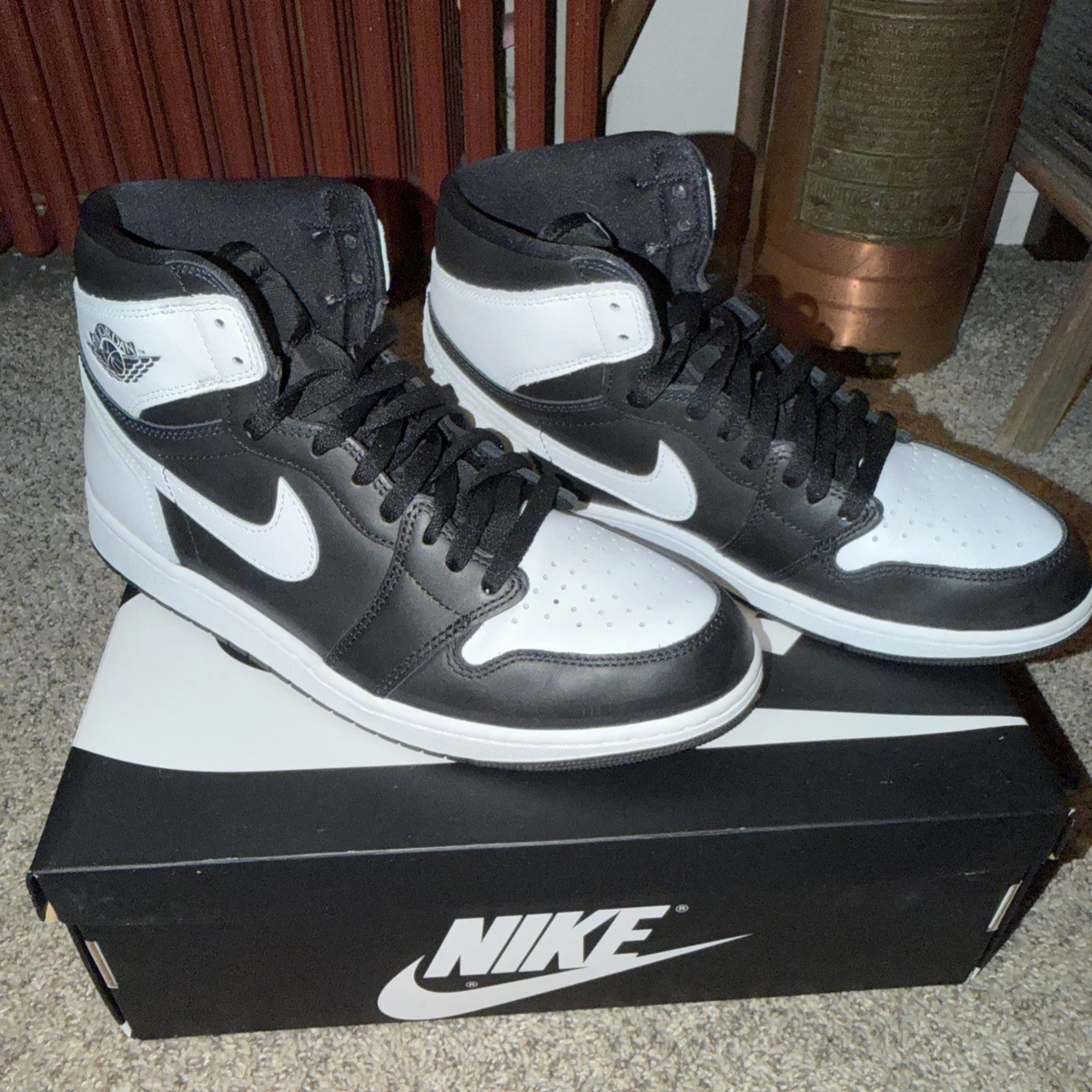 Jordan 1 Retro OG High White Black | eBay