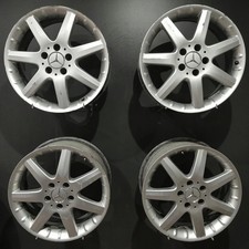 4x Alufelge 17 Zoll 7.0" 5x112 54ET Glanz Silber A1694010502 Mercedes-Benz W169