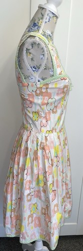 Kitten D'Amour Peekaboo Multicolour Floral Fit & Flare Dress Size 8 #27/60 - Picture 3 of 8