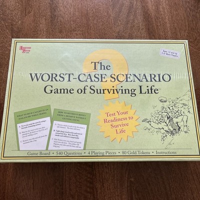 The WorstCase Scenario Game of Surviving Life BoardGame NEW Seal University Game
