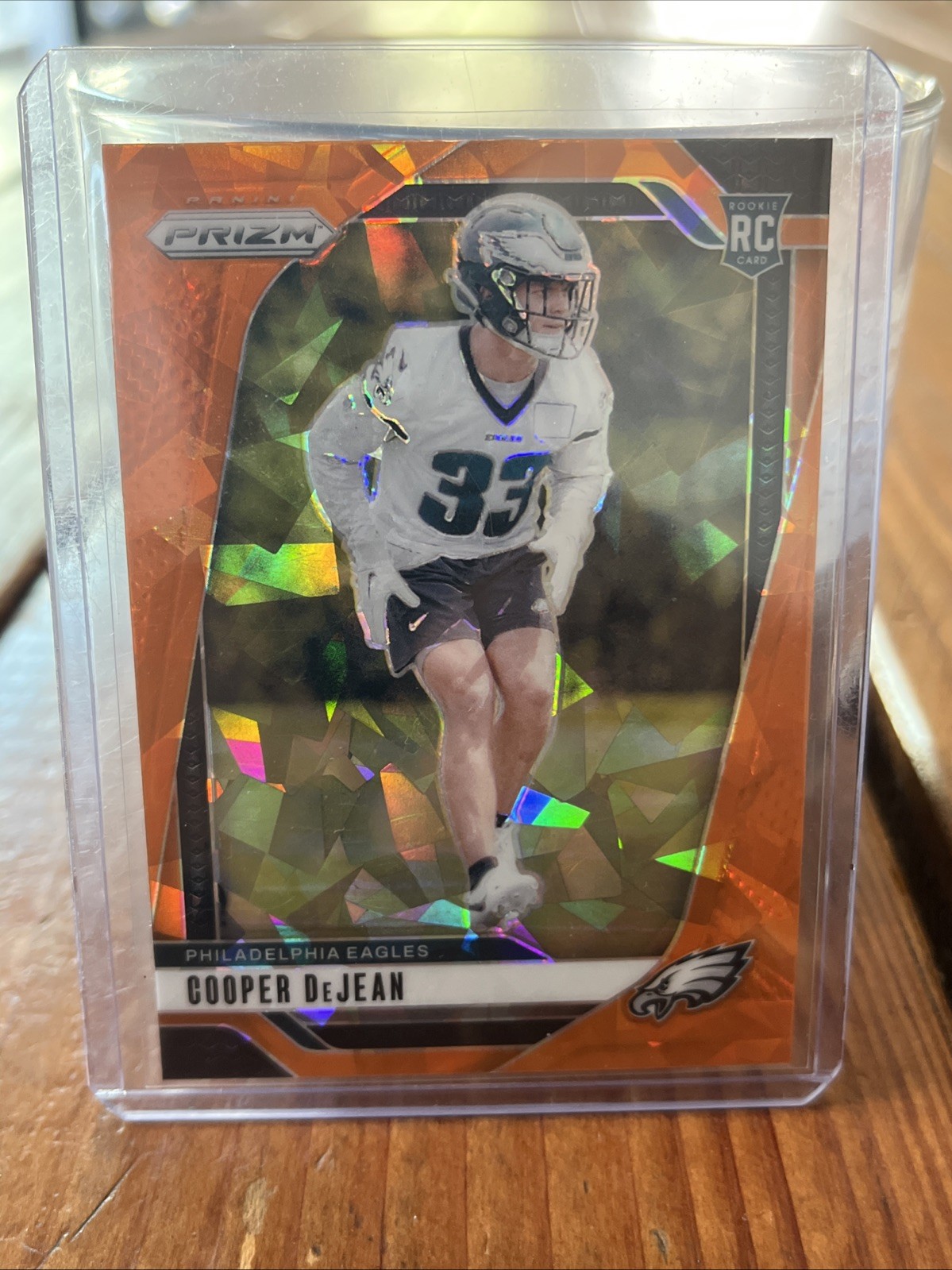 2024 Panini Prizm - Rookies Cooper DeJean #321 Orange Ice Prizm (RC)