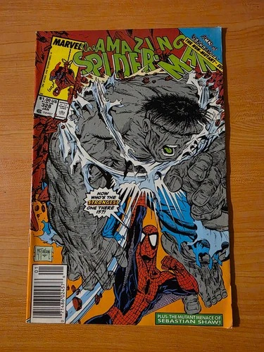 Amazing Spider-Man #328 Newsstand MARK JEWLER Variant ~ NEAR MINT NM ~ 1989