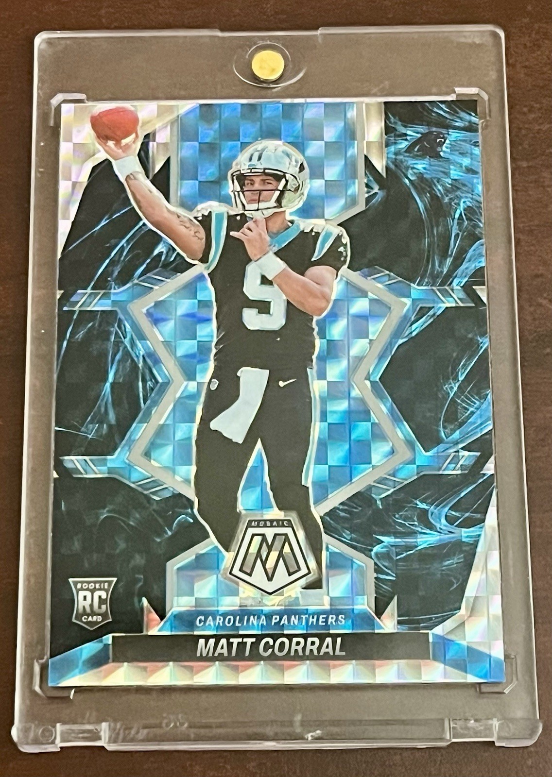 2022 Panini Mosaic Rookie Genesis Mosaic Prizm Matt Corral #304 Case Hit