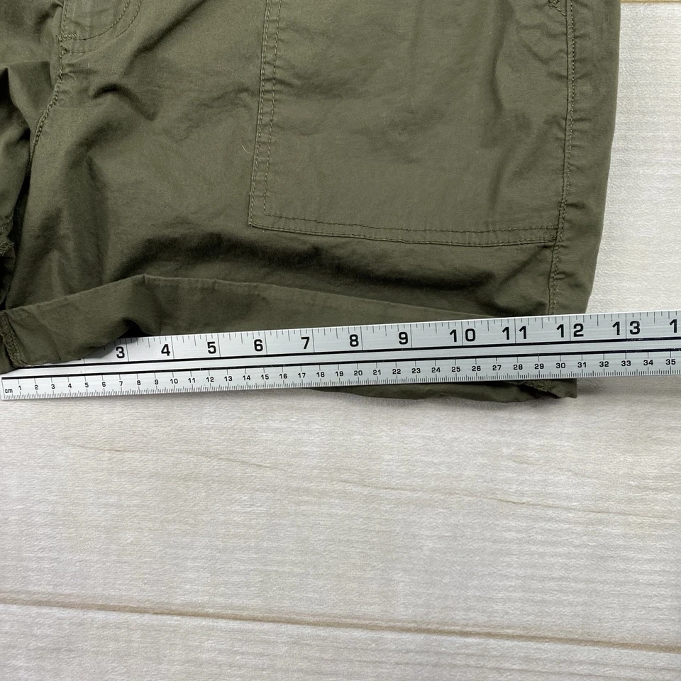 Sanctuary Shorts Women's Size XL Green Pockets Stretch Cuffed High Rise Army - Image 4 of 4