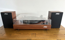 JAM Turntable Speakers Cherry Wood Bluetooth (hmv exclusive) Vinyl Record Player