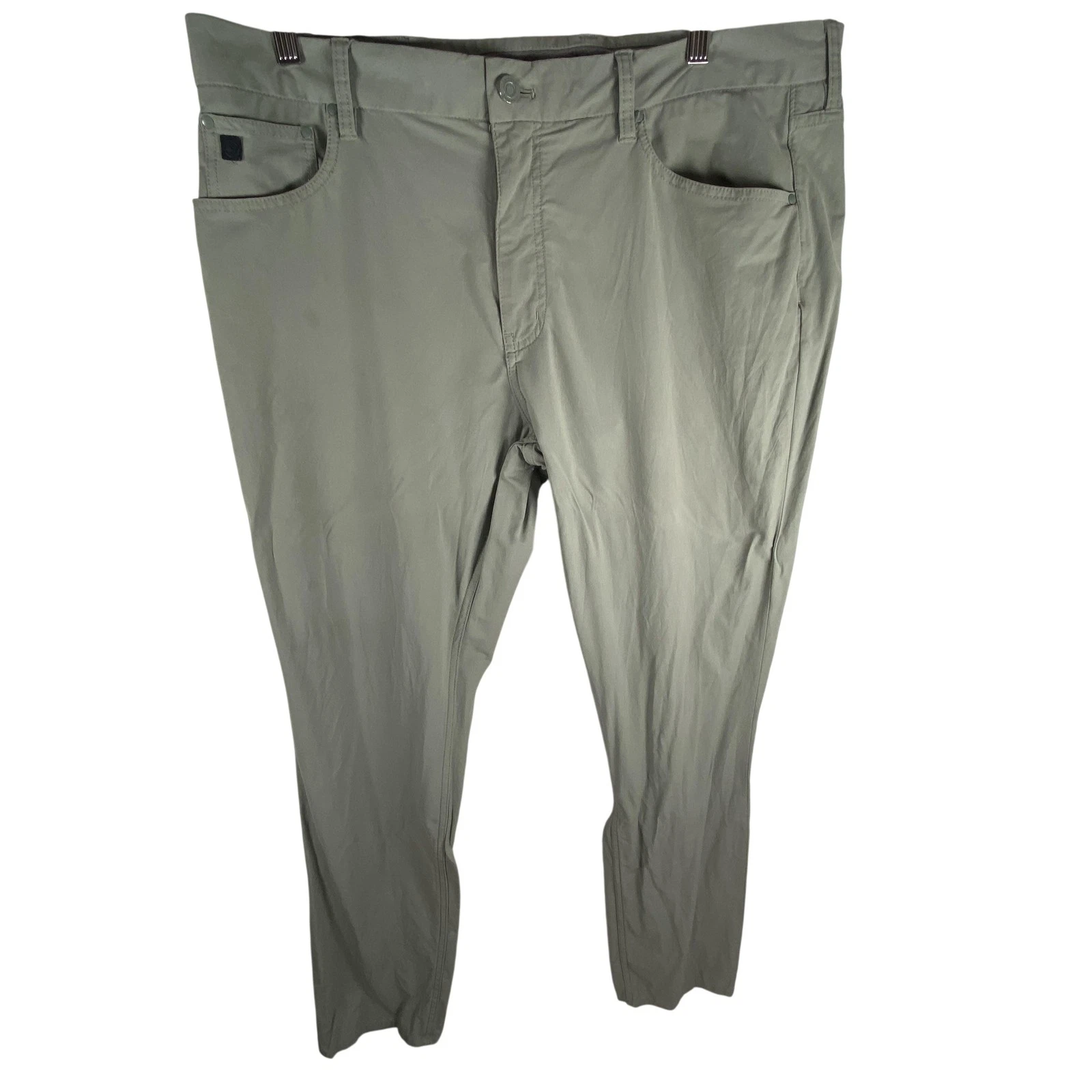 Vineyard Vines Pants Mens FITS 39x34 Green OTG On-The-Go Slim Chino Stretch