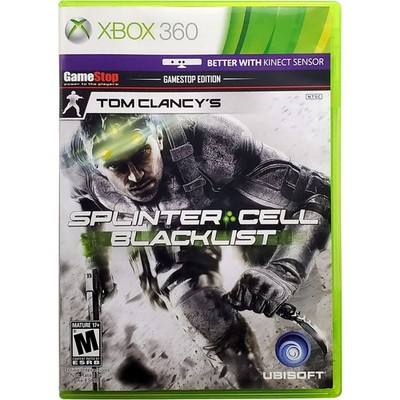 Splinter Cell Blacklist Gamestop Edition - Microsoft Xbox 360 Pristine