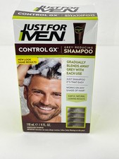 Just For Men Control GX Grey Reducing Shampoo Wash 4 oz. Blends Away Gray Hair