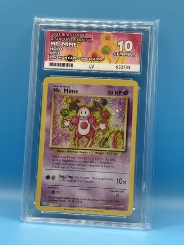 ACE 10 Mr Mime 013/034 Holo 2023 Blastoise & Suicune Ex Deck Pokemon TCG NOT PSA