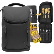 Premium Chef Knife Backpack  Knife Case with 21 Pockets for Knives and Culi...
