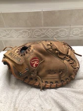 Rawlings RCM7 Large Fully Broken 35” Baseball Softball Catchers Mitt Right Throw