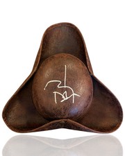 JOHNNY DEPP SIGNED PIRATES OF THE CARIBBEAN PIRATE HAT (ACG CERT AG18844)