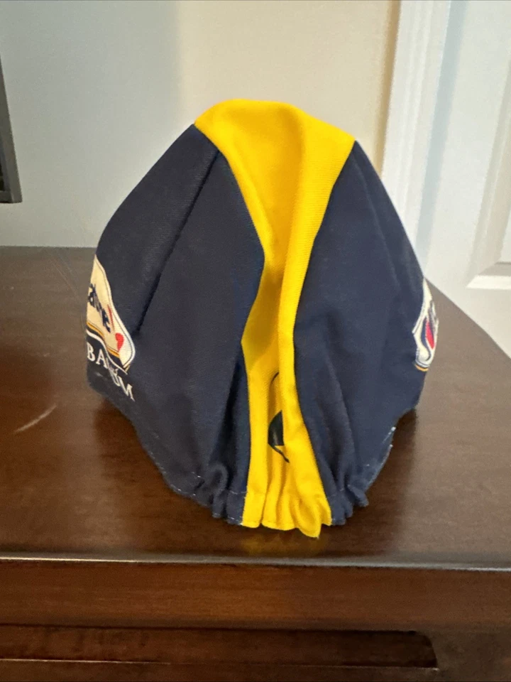 Gorra de ciclismo Mercatone Uno Asics vintage Team - Hecha en Italia por Apis Foto 3 de 4