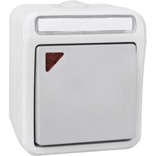 Peranova 102450 Wet Room Switch Pear Switch Light Grey