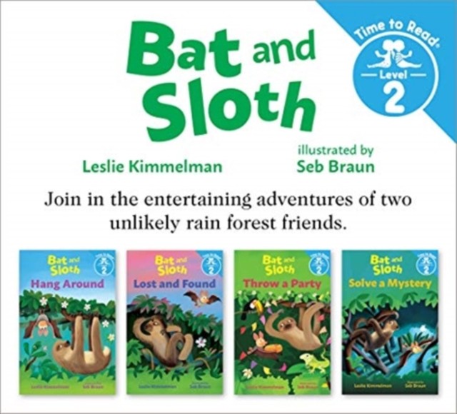 Bat and Sloth Set #1 (Bat and Sloth: Time to Read, Level 2) by Leslie ... - Image 3