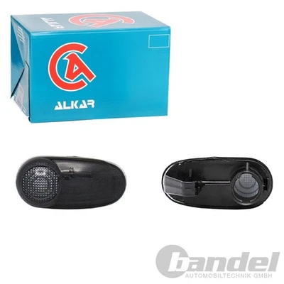 ALKAR Clignotant Gris Fumé Avant à Gauche / Droite Convient pour Alfa Romeo 147 - Photo 1/2
