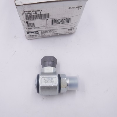Parker S2107-8-8 Hydraulic 90° Swivel Elbow 1/2'' NPT x 1/2'' NPSM Female Steel