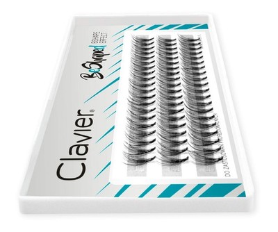 Künstliche Wimpern in Büscheln BCurl | Wimper 11 mm, Individual Lashes B Shap...