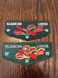 Flap Uniform OA Lodge 331 Klahican LODGE Green North Carolina Boy Scout Lot