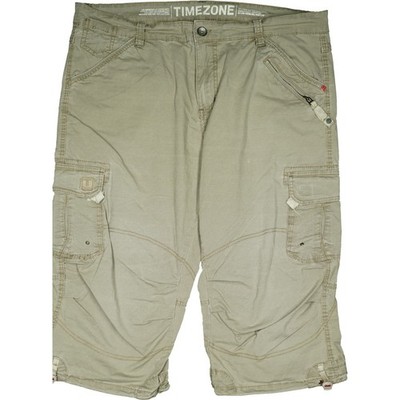 Timezone W40 short khaki men short pants stretch Bermuda Capri cargo outdoor 56