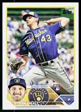 2023 Topps Series 1 #87 Ethan Small Rookie RC Milwaukee Brewers Base
