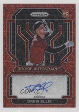 2022 Panini Prizm Rookie Red Donut Circle 8/35 Drew Ellis #RA-DE Auto 3a1