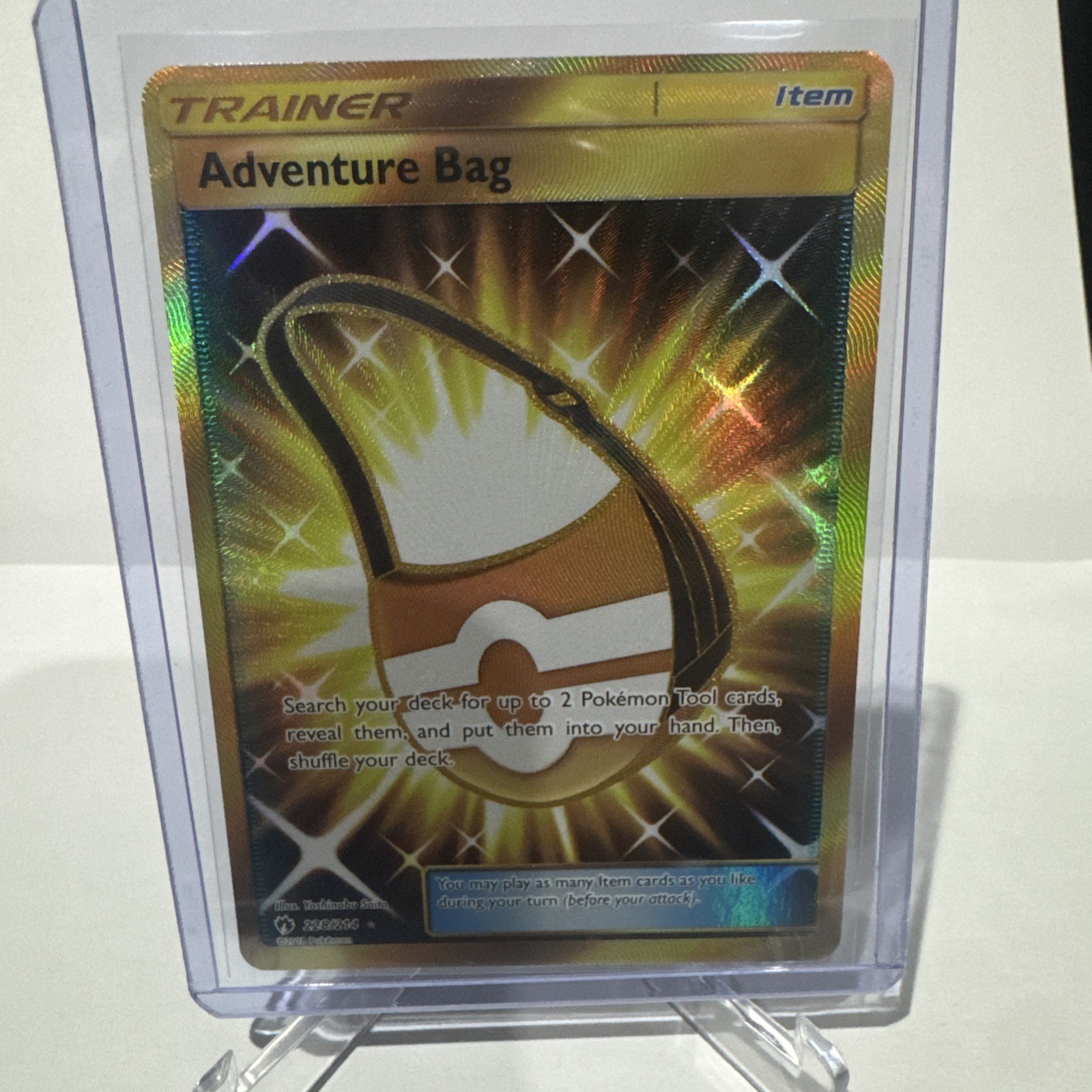 Adventure Bag (Secret) 228/214 Sm-Lost Thunder Holo