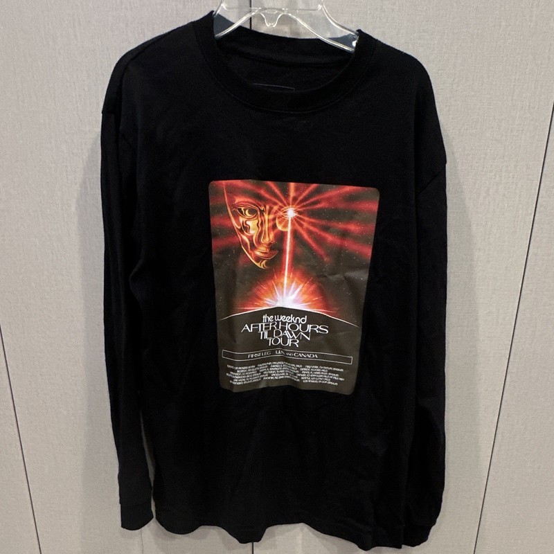The Weeknd After Hours Til Dawn Tour Double-Sided Graphic Long Sleeve Tee M