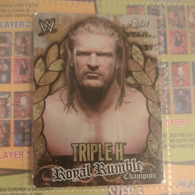 2007 Topps WWE Face Off! ROYAL RUMBLE CHAMPIONS Triple H
