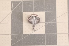 RARE US WWII Robbins Co. Airborne Parachutist Sterling Silver Pin Badge WW2 Vtg