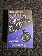Transformers- TF-T23 Megatron Wireless Bluetooth In-Ear Earbuds- Black