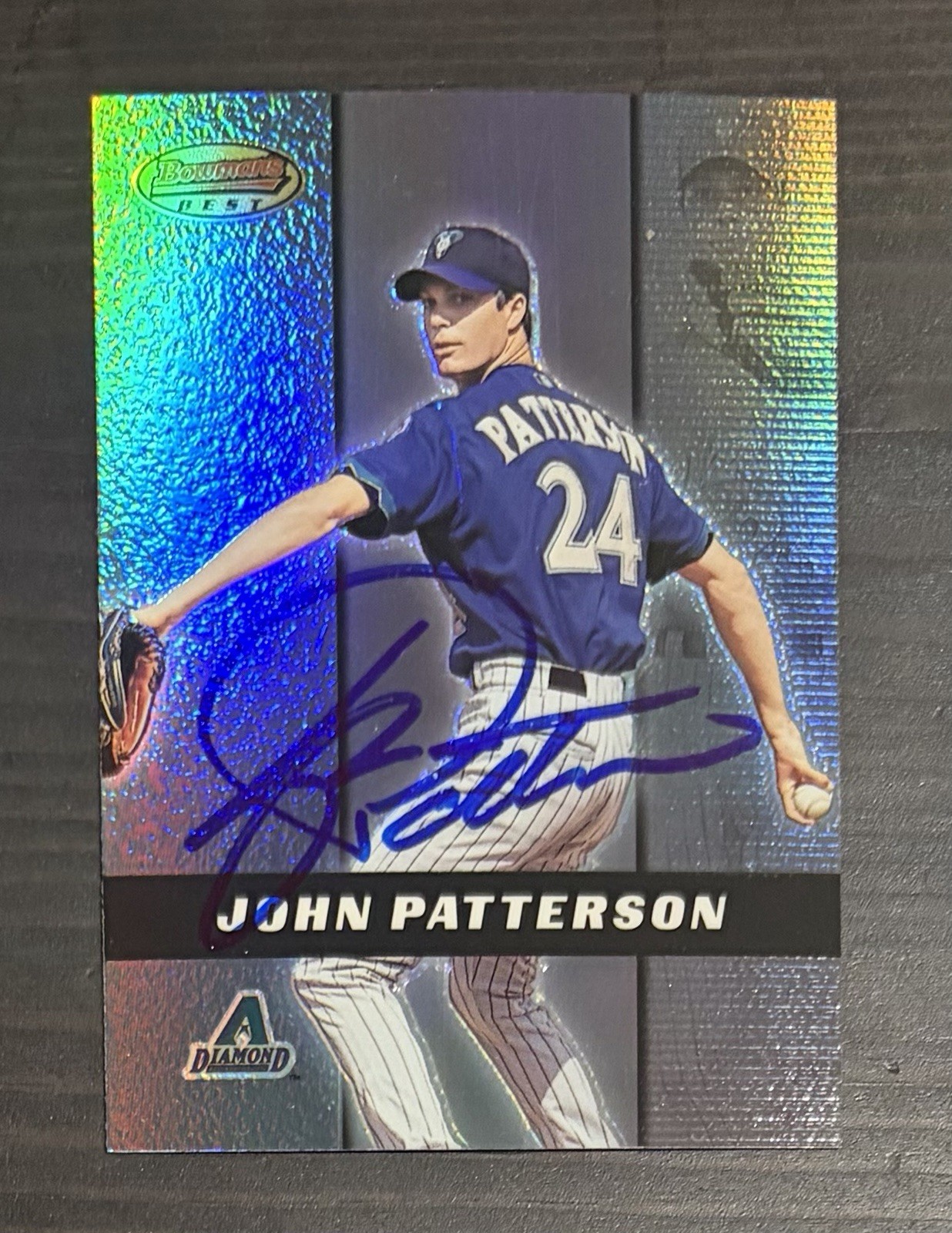 2000 Bowman’s Best #102 John Patterson Arizona Diamondbacks Signed Card Auto