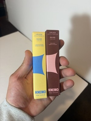KNEMO Liplock Jelly Serum Lip Balm Lemon & Red Bean Vegan 15ml