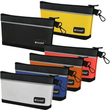 6PK Tool Pouches with Zipper, Waterproof 1680D Oxford Small Tool Bag