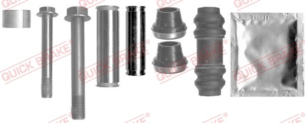Front QUICK BRAKE 113-1411X Guide Sleeve Kit, brake caliper for ,NISSAN,OPEL,REN - Image 2