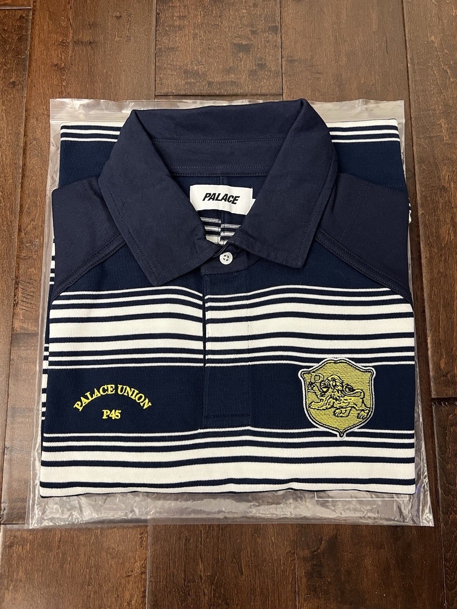 PALACE ポロシャツ　パレス　polo 新品 18AW PALACE SKATEBOARDS × Polo Ralph Lauren Pieced Rugby 赤