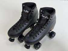 Sure Grip Roller Skates Black w/ Rollerbones Elite 57mm 101 Wheels Men's Size 9