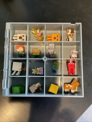 Original Mattel Minecraft Cube with Over 25 Mini Figures