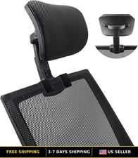 Universal Office Chair Headrest Attachment, Adjustable Neck Support Cushion
