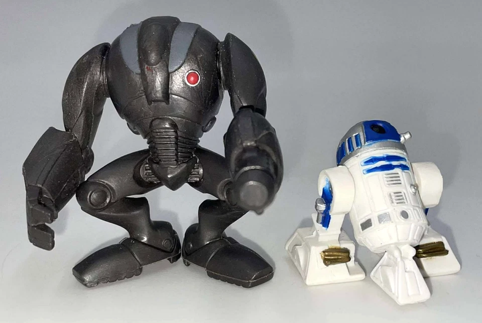 Lote de 5 bonecos Star Wars Galactic Heroes Anakin Obi-Wan R2-D2 Commander Fil ++ - Imagem 4 de 4