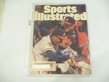RYAN KLESKO ATLANTA BRAVES AUTOGRAPHED COVER SPORTS ILLUSTRATED 11/6/1995