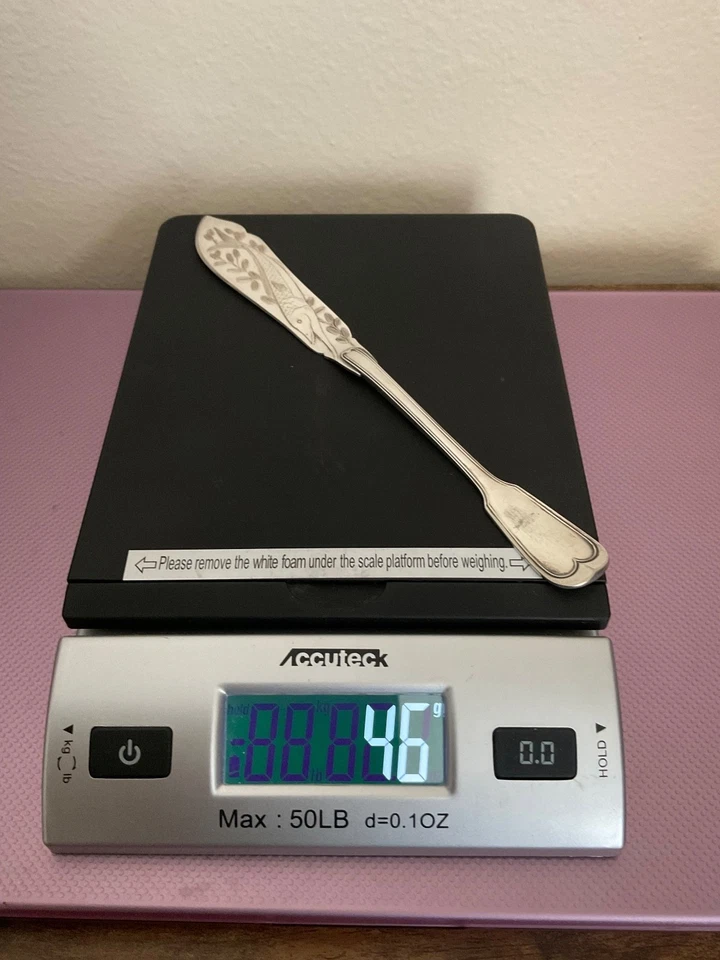 Cuchillo para servir pescado grabado Berndorf plateado Foto 4 de 4